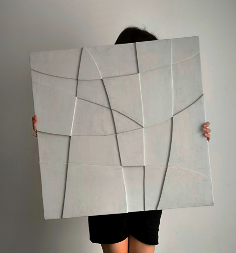 Relief Rhythm II 76 cm x 76 cm Relief Rhythm II 76 cm x 76 cm